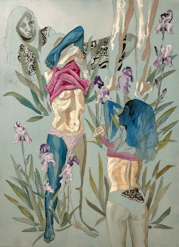 Antonio Bardino, Resistors, olio su tela, cm 100x70, 2020
[courtesy SACCA gallery e l’artista]