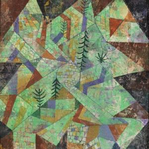 Paul Ernst Klee, Wald Bau, 1919, Museo del Novecento, Milano- Luca Carrà